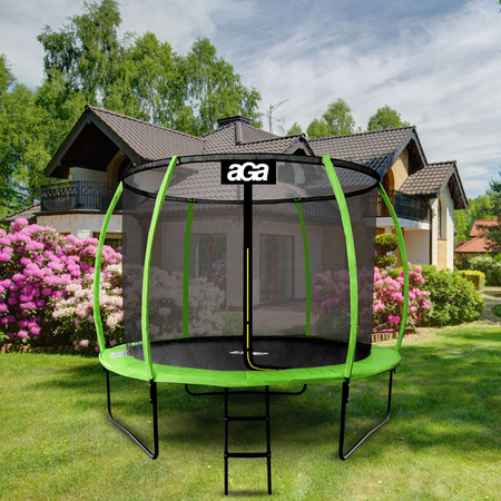 Trampolina ogrodowa SPORT EXCLUSIVE 305 cm (10ft) Light Green + drabinka