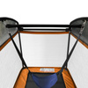 Aga Trampolina ogrodowa Prostokątna 122x183 cm Pomarańczowa + siatka zabezpieczająca + huśtawka