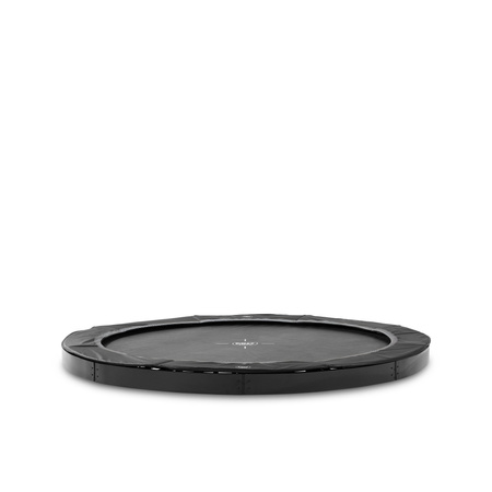 Trampolina sportowa naziemna EXIT InTerra ø305cm – czarna