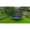 Trampolina Elegant EXIT ø427cm z siatką zabezpieczającą Economy - szara