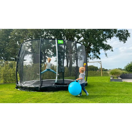 Trampolina ziemna Allure Premium EXIT ø366cm - zielona