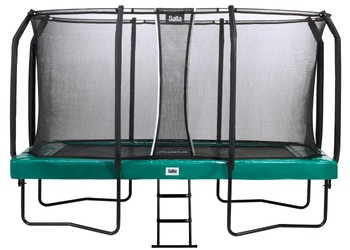 Trampolina ogrodowa Salta First Class - 366 x 214cm zielona