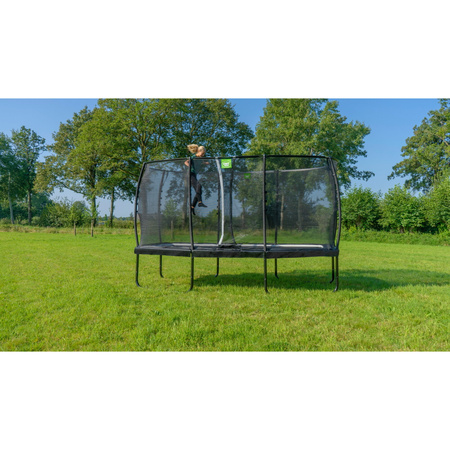 Trampolina Allure Classic EXIT 214x366cm - zielona