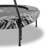 Trampolina Tiggy Junior EXIT ø140cm z siatką zabezpieczającą - czarna/szara