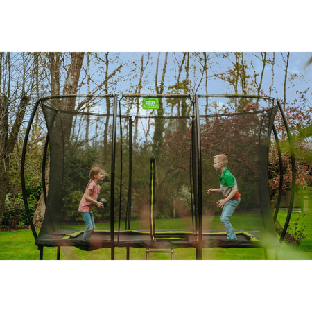 Trampolina Silhouette EXIT 214x305cm - czarna