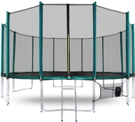 Trampolina ogrodowa aGa SPORT PRO 500cm 16ft Dark Green