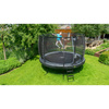 Trampolina Elegant Premium EXIT ø366cm z siatką zabezpieczającą Deluxe - czarna