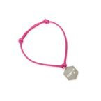 Różowa bransoletka z zawieszką JUMPit + woreczek