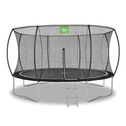 Trampolina Black Edition EXIT ø366cm - czarna