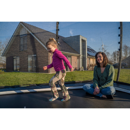 Trampolina Allure Premium EXIT 244x427cm - zielona