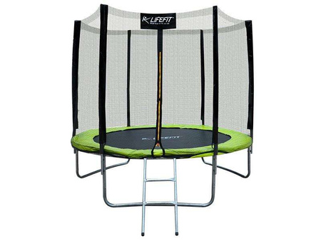 Trampolina ogrodowa LIFEFIT 244cm 8FT z siatką i drabinką