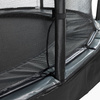 Trampolina ziemna Elegant Premium EXIT 244x427cm z siatką zabezpieczającą Deluxe - czarna