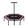 Aga FITNESS Trampolina 130 cm Różowa + uchwyt