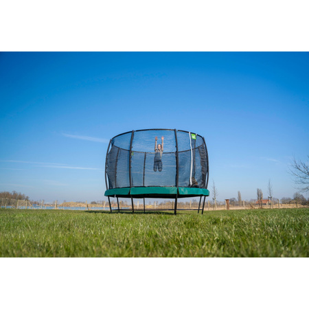 Trampolina Lotus Premium EXIT ø427cm - zielona