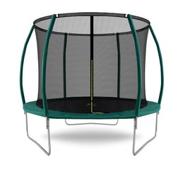 Trampolina ogrodowa Aga SPORT EXCLUSIVE 250 cm (8ft) ciemnozielona