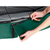 Trampolina Elegant Premium EXIT 214x366cm z siatką zabezpieczającą Deluxe - zielona