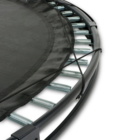 Trampolina sportowa naziemna EXIT InTerra ø305cm – czarna