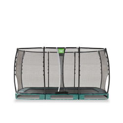 Trampolina ziemna Allure Premium EXIT 214x366cm - zielona
