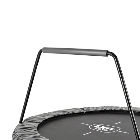 Trampolina Tiggy Junior EXIT ø140cm z siatką zabezpieczającą - czarna/szara