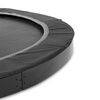 Trampolina sportowa naziemna EXIT InTerra ø366cm – czarna