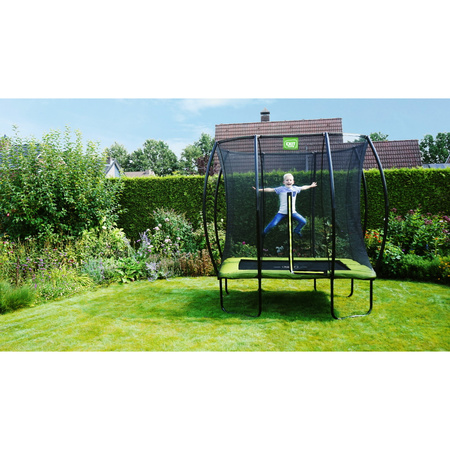 Trampolina Silhouette EXIT 153x214cm - zielona