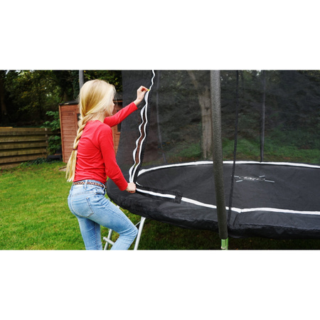 Trampolina Black Edition EXIT ø305cm - czarna