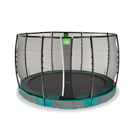 Trampolina ziemna Allure Premium EXIT ø366cm - zielona
