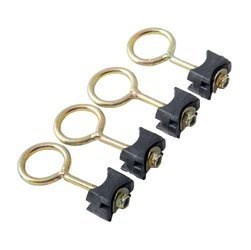 Zestaw uniwersalny do mocowania siatki zabezpieczającej - 4 szt. - śruba z kółkiem