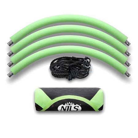 NILS CAMP NB5031 GREEN ŚR.100 CM - 15-03-015 - Huśtawka bocianie gniazdo