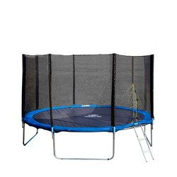 Trampolina ogrodowa PLATINIUM COSMO 374cm 12ft z siatką zewnętrzną