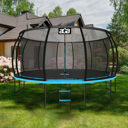 Trampolina ogrodowa SPORT EXCLUSIVE 500cm + siatka zabezpieczająca + drabinka