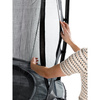 Trampolina Elegant EXIT 244x427cm z siatką zabezpieczającą Economy - szara
