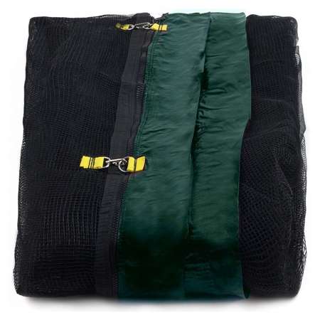 Aga Siatka do trampoliny 430cm 14ft zewnętrzna na 6 słupków Black net/ Dark Green