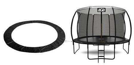 Osłona sprężyn do trampoliny EXCLUSIVE 366 cm 12ft CZARNA