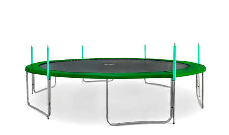 Trampolina Aga SPORT PRO 518 cm Dark Green + siatka ochronna + drabinka + kieszeń na buty