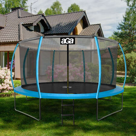 Trampolina ogrodowa SPORT EXCLUSIVE 430cm + siatka zabezpieczająca + drabinka